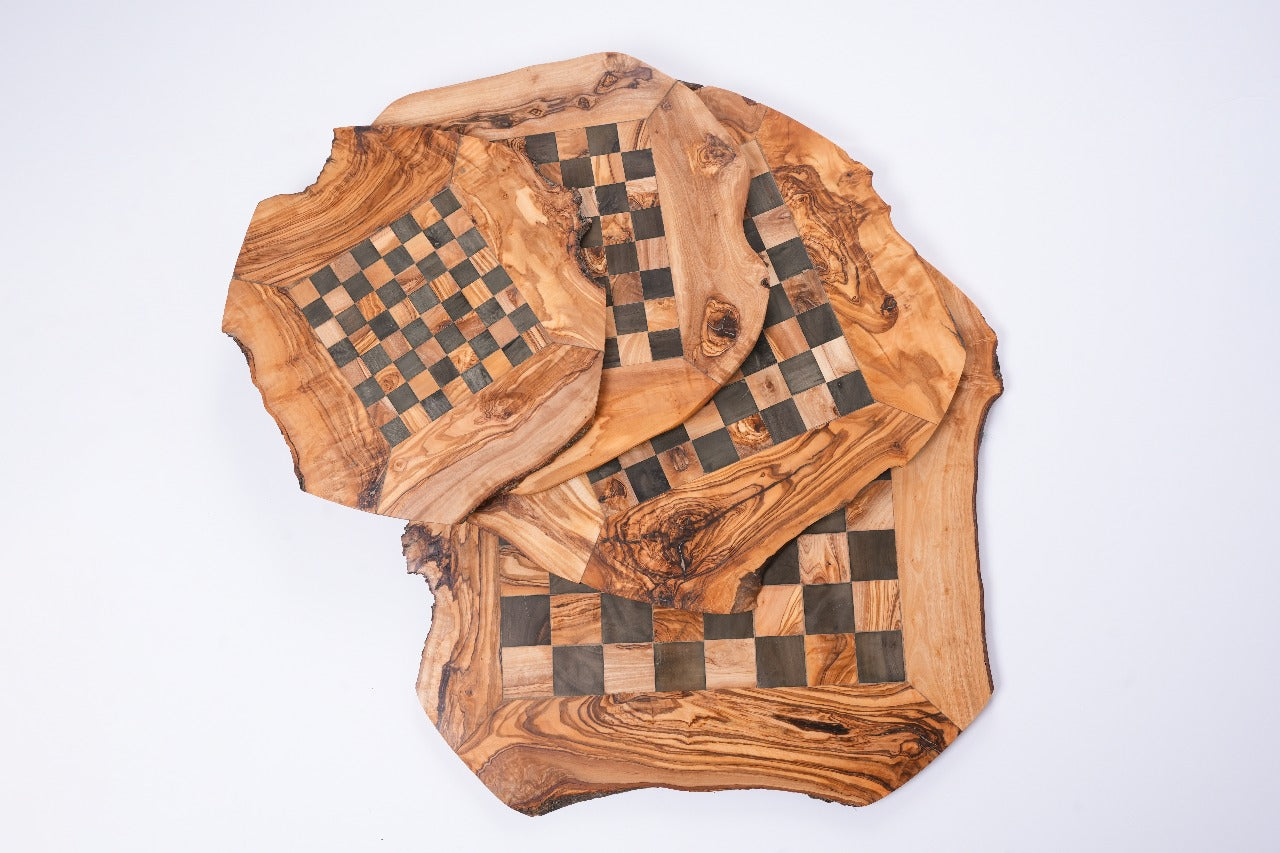 A Game of Kings, Crafted by Hand: The Olive Wood Chessboard