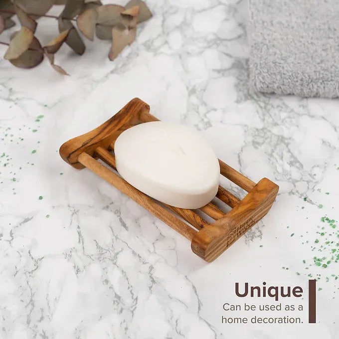 Soap Dish made of Tunisian Olive Wood
