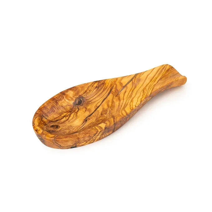 Spoon Rest made of Tunisian Olive Wood | Spoon Holder
