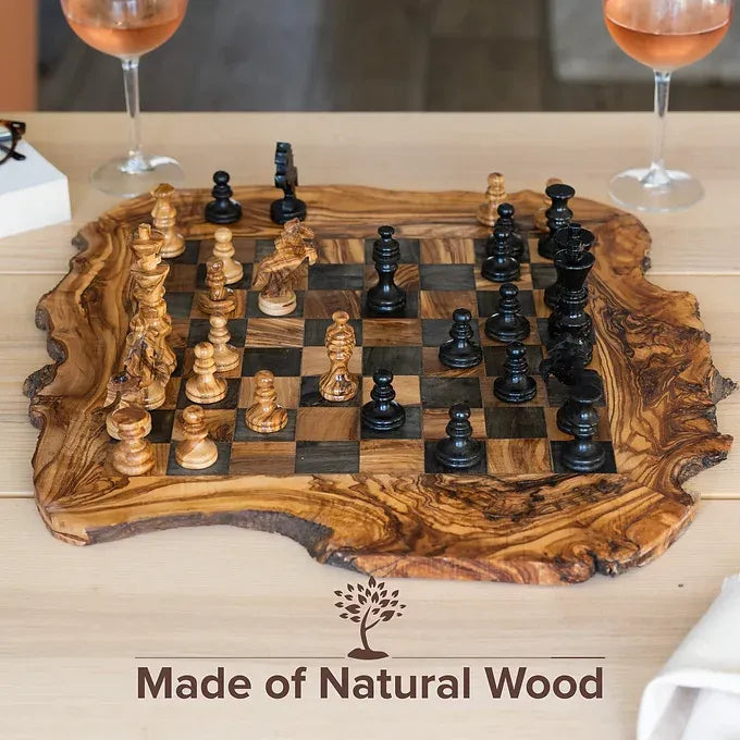 Rustic chessboard black (flat)