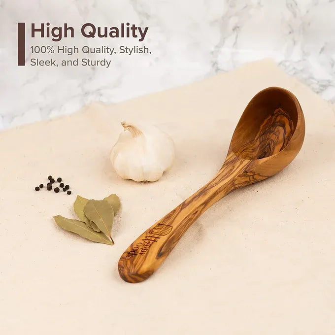 Wooden Ladles made of Tunisian Olive Wood