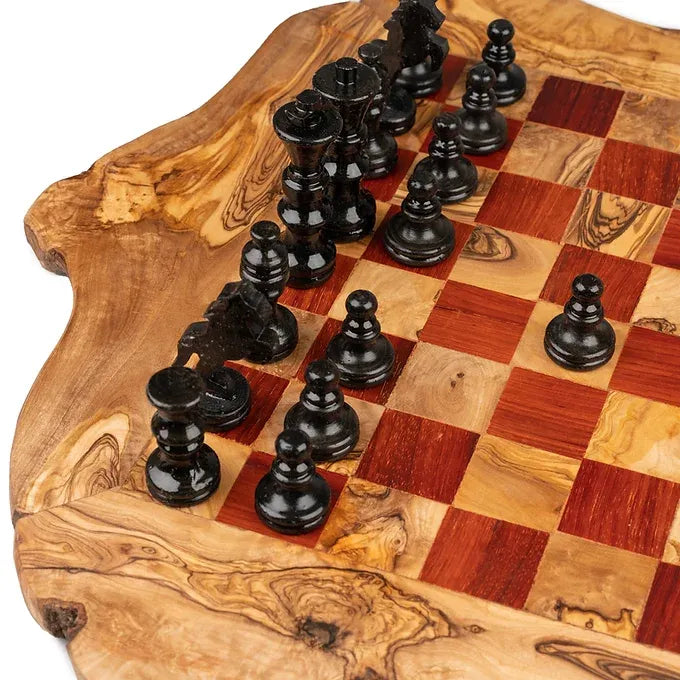 Rustic Chessboard With Rough Edges (flat)
