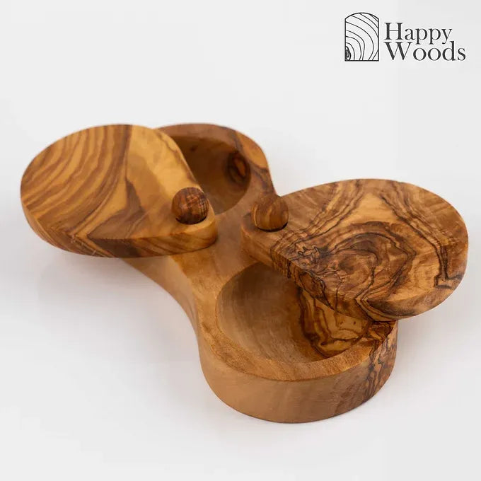 Salt & Pepper Cellar with pivoting lids