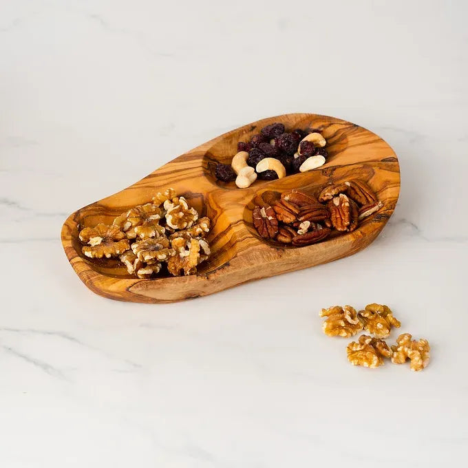 Divided Appetizer Plate / Divided Wood Tray