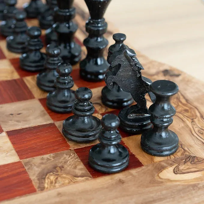 Rustic Chessboard With Rough Edges (flat)