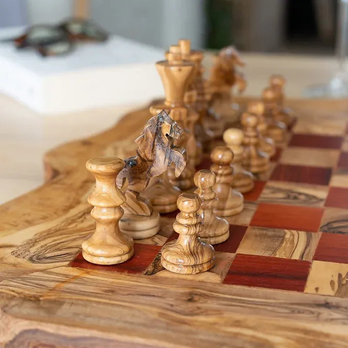 Rustic Chessboard With Rough Edges (flat)