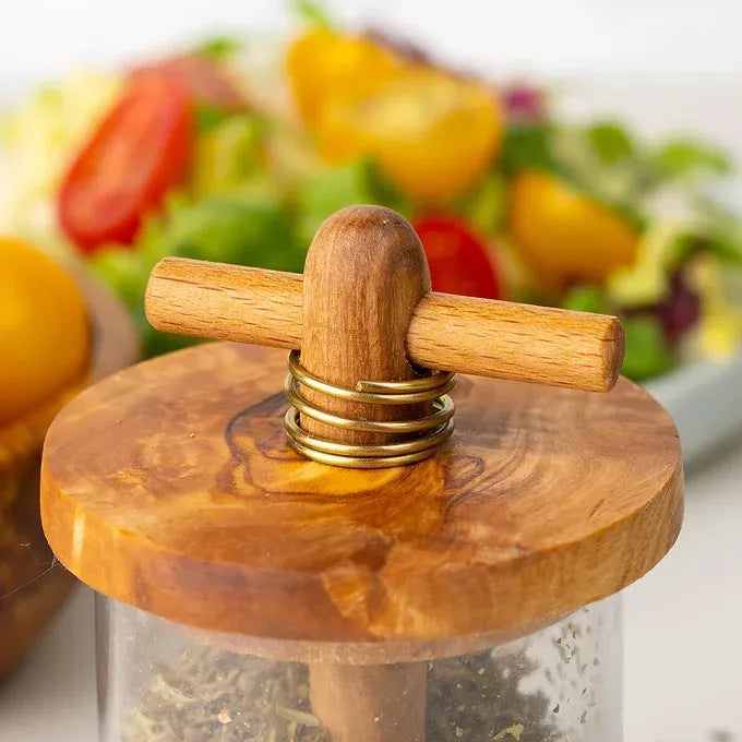 Herb Grinder - Weed Grinder handmade from Tunisian Olive Wood