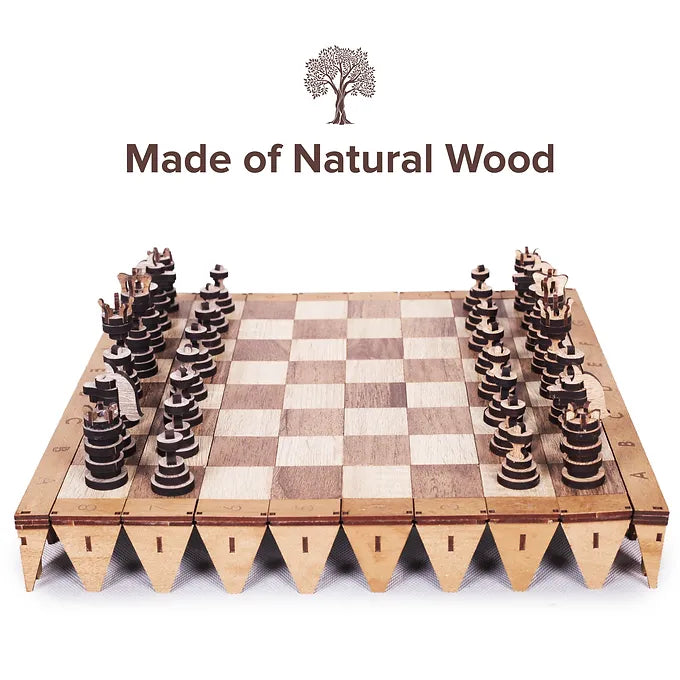 Foldable Chess Board (MDF Wood)