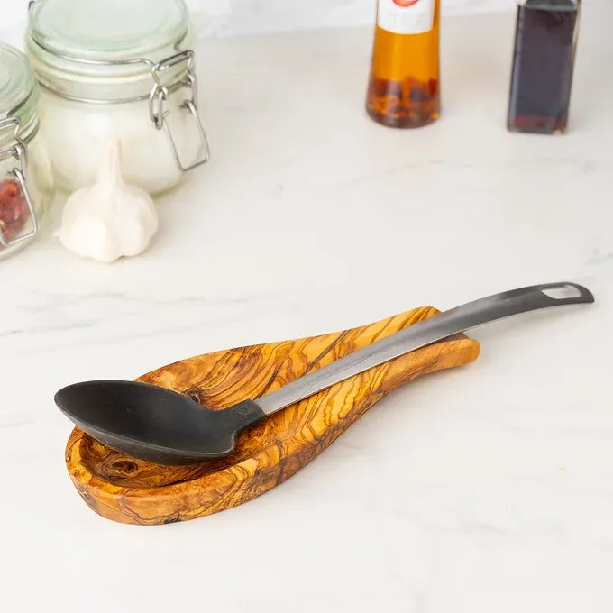 Spoon Rest made of Tunisian Olive Wood | Spoon Holder