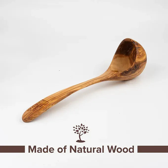 Wooden Ladles made of Tunisian Olive Wood