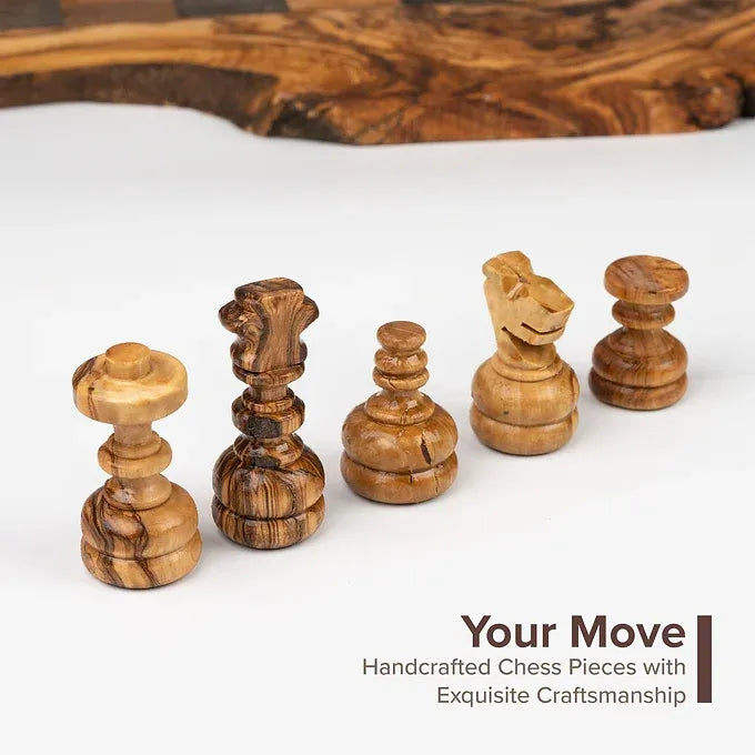 Rustic chessboard black (flat)