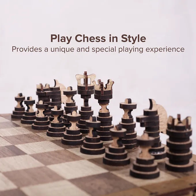 Foldable Chess Board (MDF Wood)