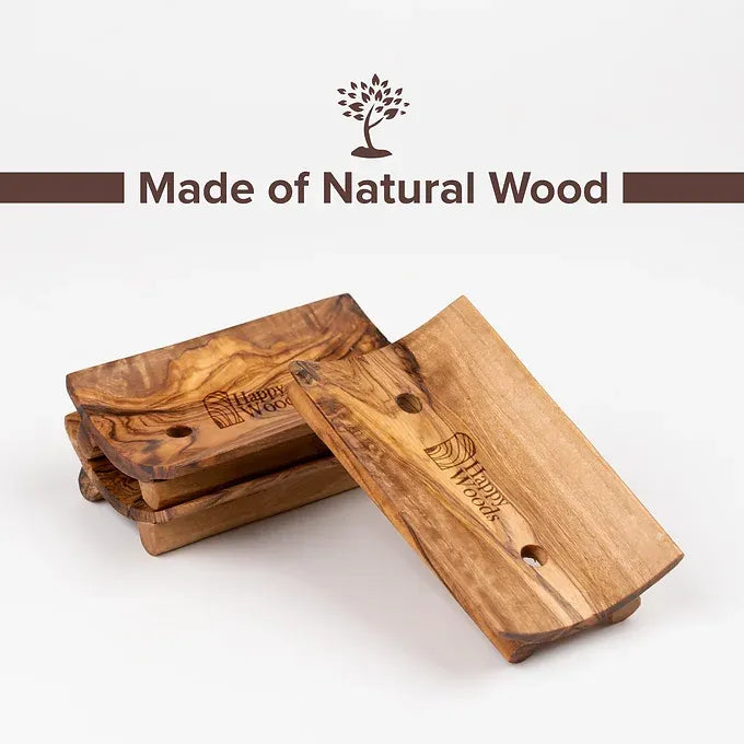 Soap Dish made of Tunisian Olive Wood