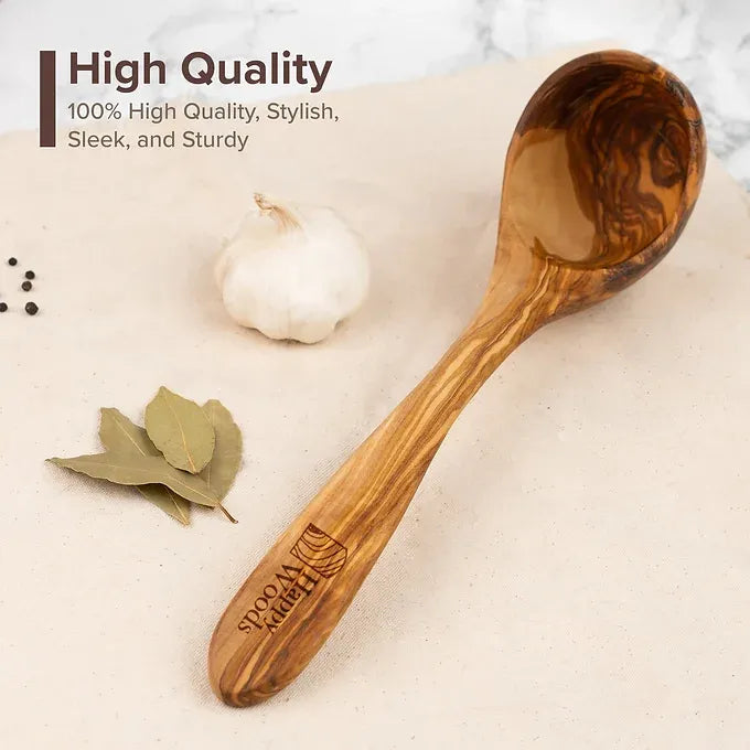 Wooden Ladles made of Tunisian Olive Wood
