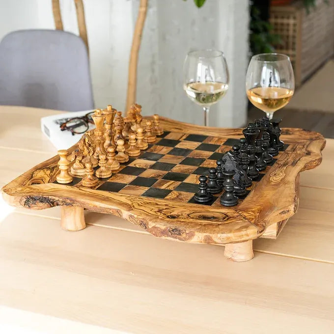 Rustic Chessboard black (with drawers)