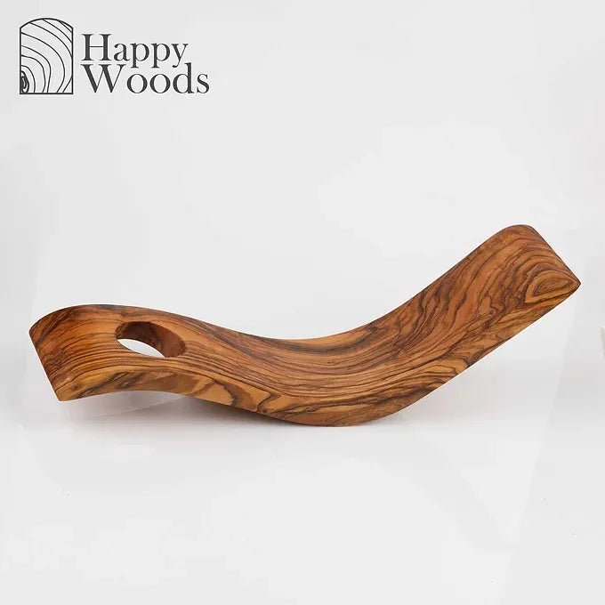 Bottle holder made of Tunisian Olive Wood