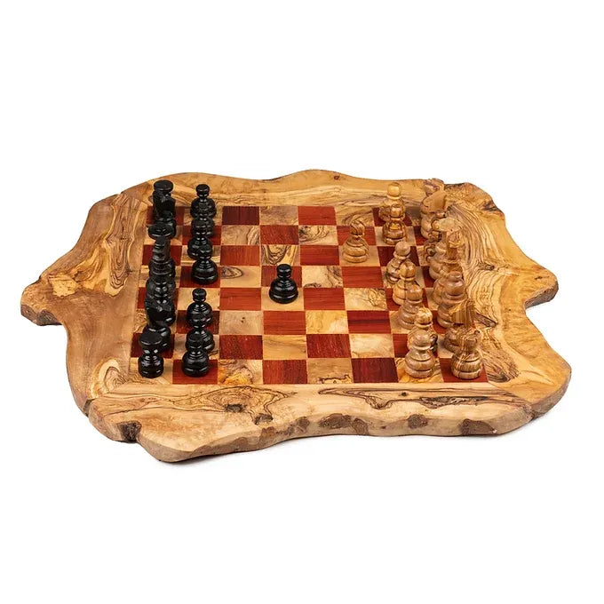 Rustic Chessboard With Rough Edges (flat)