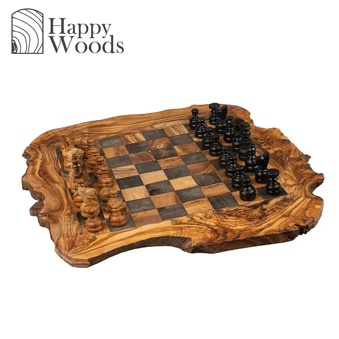 Rustic chessboard black (flat)