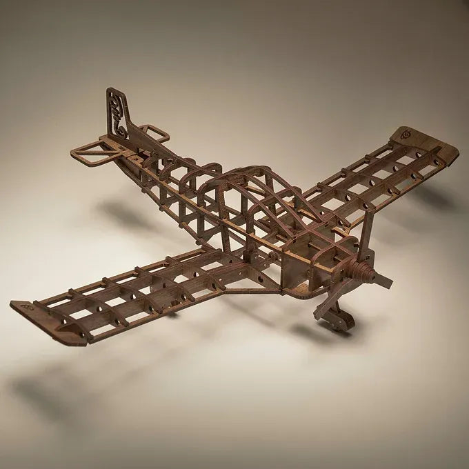 Airplane 3D Wooden Model Kit for Building