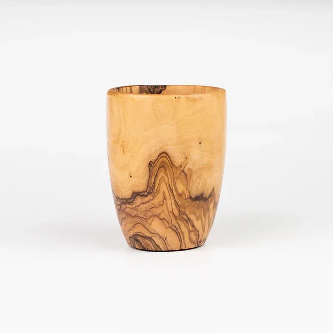 Set of 2 Cups made of Tunisian Olive Wood