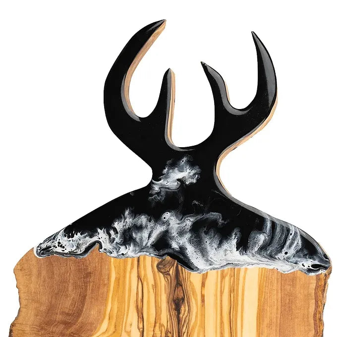 Horns Black - Olive Wood Charcuterie Board