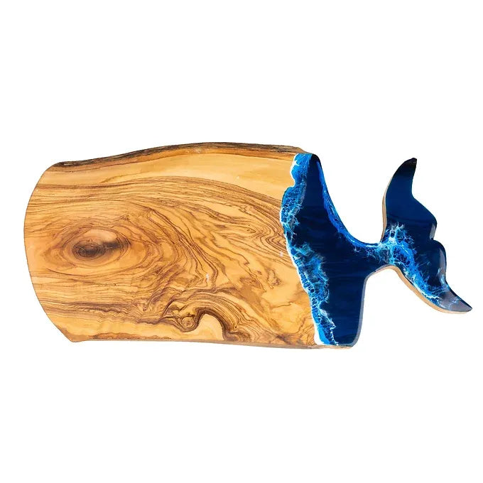 FishTail Olive Wood Charcuterie Board
