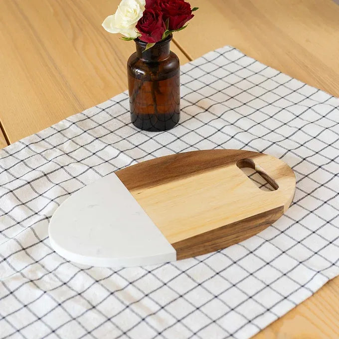 White marble board