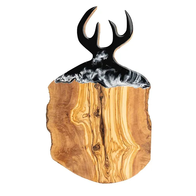 Horns Black - Olive Wood Charcuterie Board