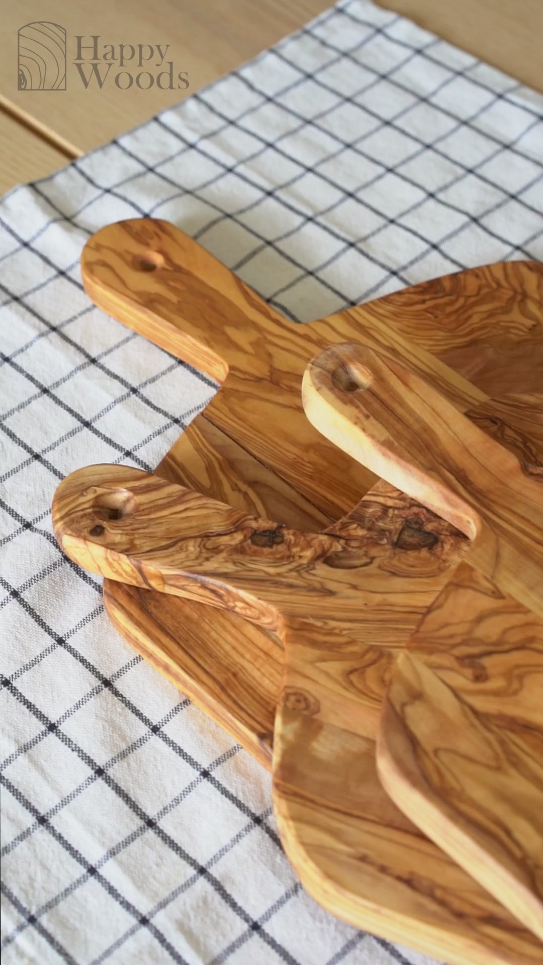 Set of 3 - Olive Wood Board